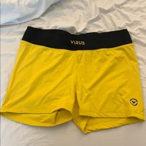 Virus spandex shorts